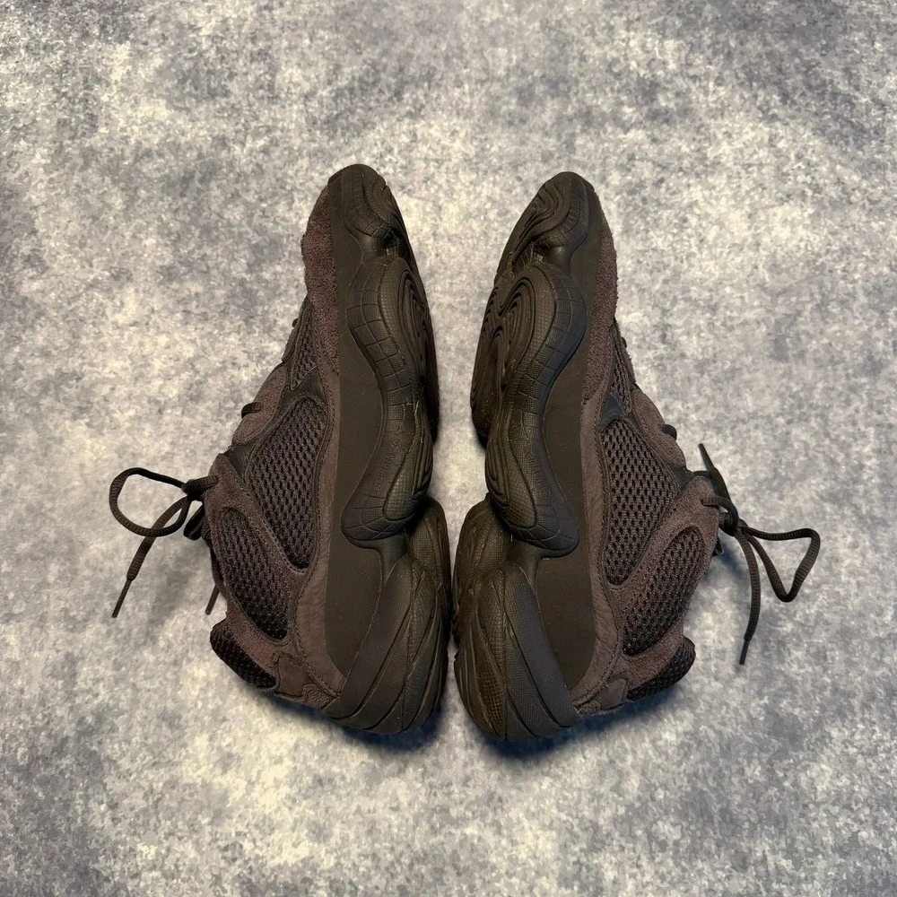 Adidas Yeezy 500‎ Utility Black Mens Sneakers F36640 Size 11.5 Low Top Shoes
